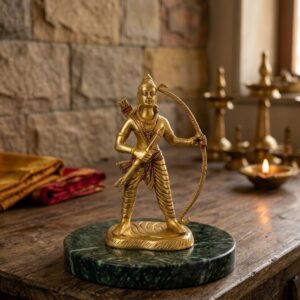 RAM M 5010 ( Golden Lord Rama Archer Idol ) Height-9 INCH | Width-4 INCH