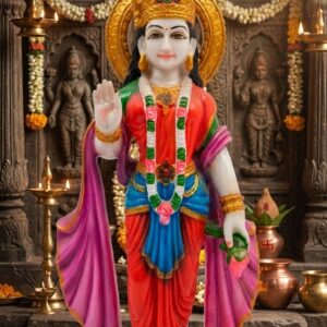 Radha ji ( Divine Radha Ji Marble Finish Standing Idol ) Height-23 INCH | Width-7 INCH