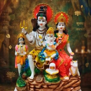 SP-18 C ( Shiva Parivar (Divine Family of Lord Shiva ) Height-18 INCH | Width-12 INCH