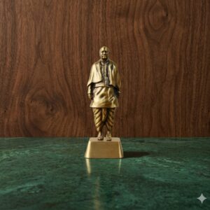 Sardar Patel ( Mini Golden Sardar Vallabhbhai Patel Statue ) Height-4 INCH | Width-1.5 INCH