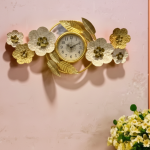 YS 1130 The Gilded Petal Clock