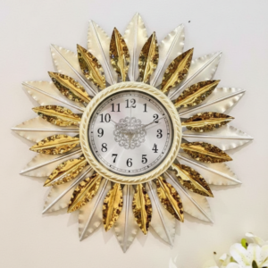 Ys 1134 Golden Aspen Wall Clock