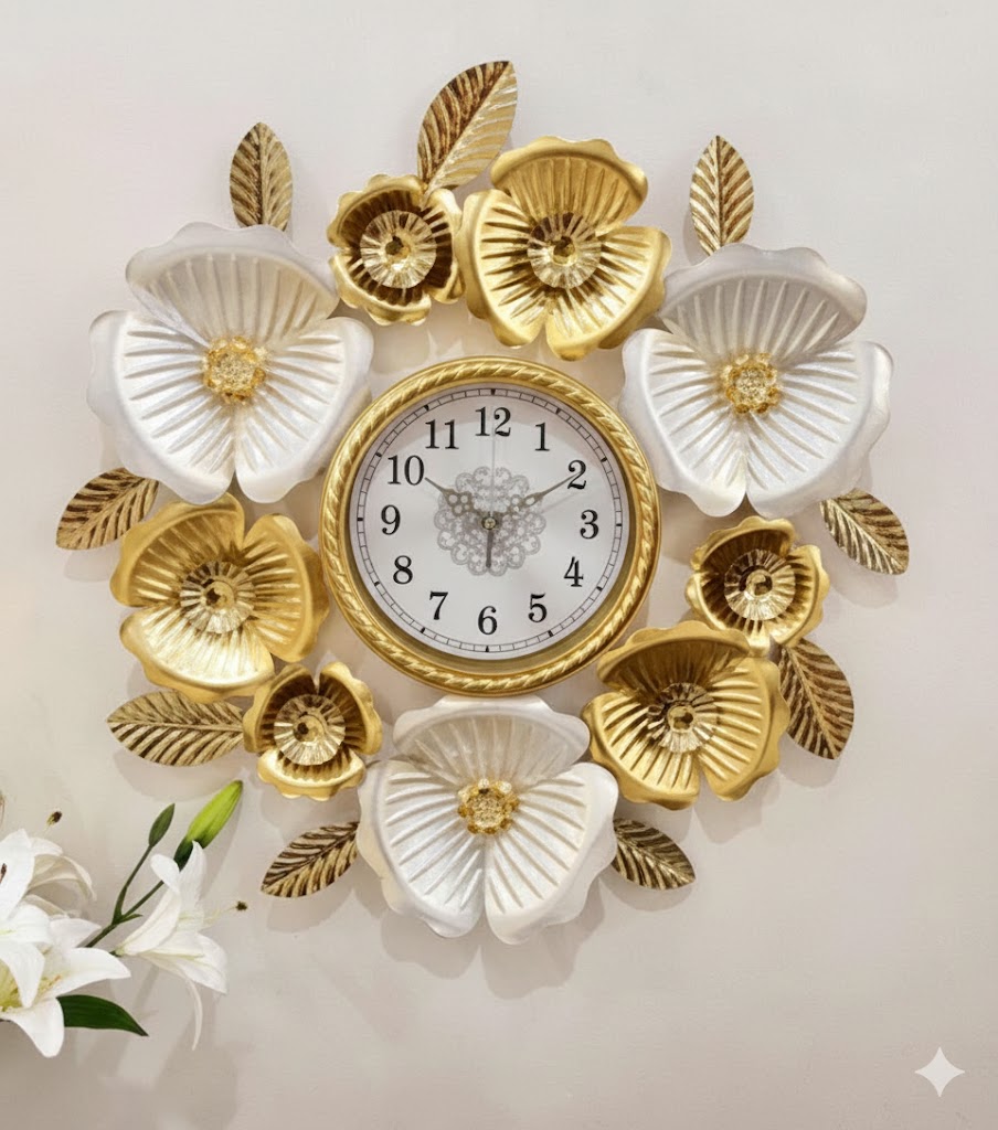 Ys 1135 Aurelian Bloom Wall Clock