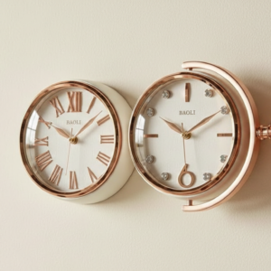 YS891 The Horizon Double-Sided Swivel Clock