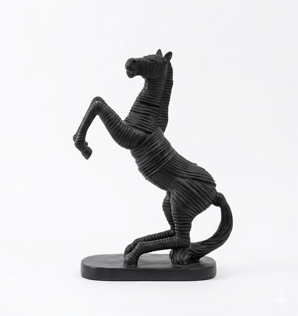 YS 993 ( Royal Gold Swan Harmony Figurine Set ) Height-9 INCH | Width-6 INCH - Image 2