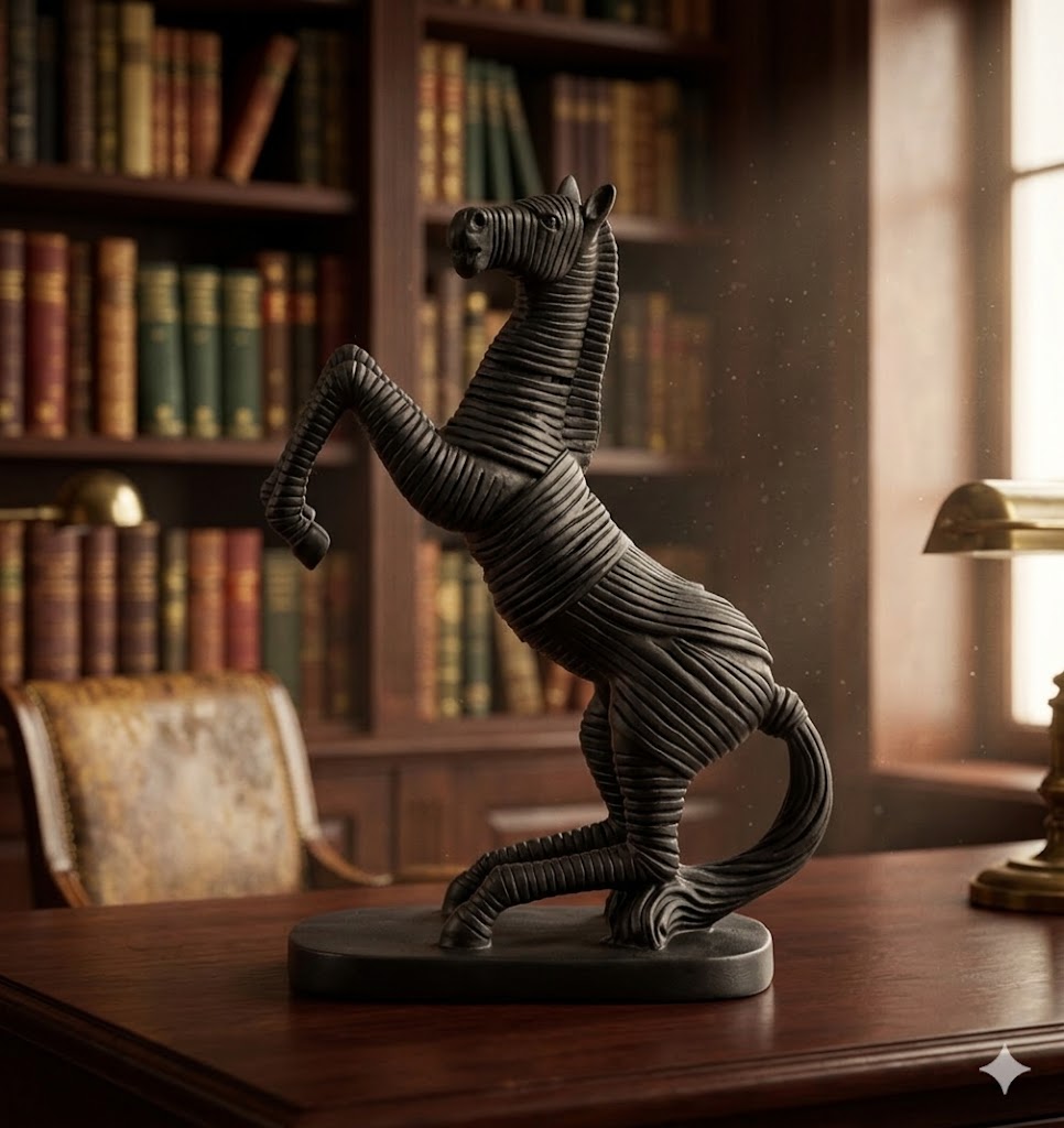 YS 993 ( Royal Gold Swan Harmony Figurine Set ) Height-9 INCH | Width-6 INCH