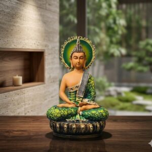 001 ( Serene Buddha Green Aura Idol )