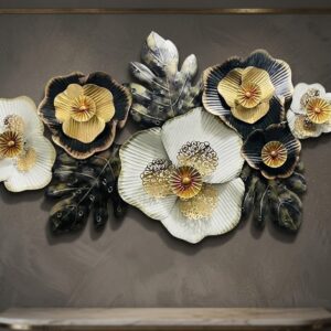 1177 ( Luxury 3D Metal Floral Wall Art Décor )