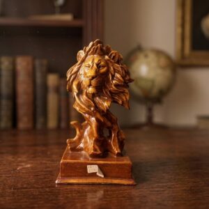 120 BROWN LION ( Majestic Brown Lion Decorative Showpiece )