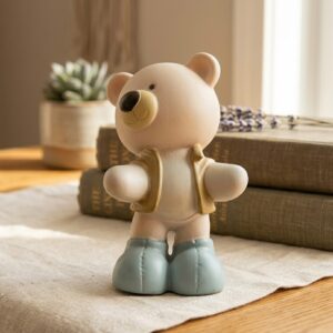 1368 ( Cute Teddy Bear Decorative Showpiece with Pastel Finish )