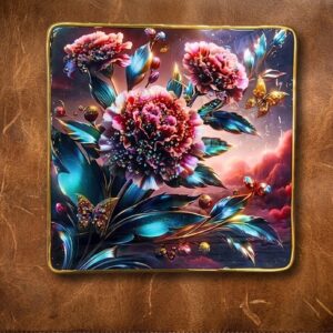 ( Celestial Bloom Artistic Wall Frame )
