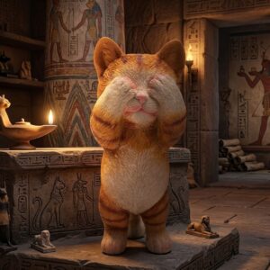 1NO CAT-B ( Peekaboo Kitty Charm Figurine ) Height-9 INCH | Width-4 INCH