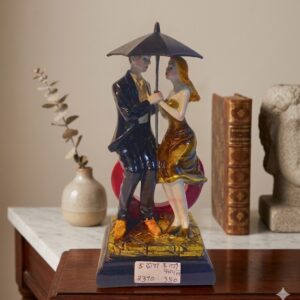 2NO CHOTA CHATRI COUPLE ( Romantic Umbrella Couple Showpiece – Love & Togetherness Figurine )