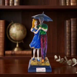 3NO CHOTA CHATRI COUPLE  ( Charming Umbrella Couple Figurine – Romantic Walk Showpiece )
