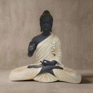 4002 ( Peaceful Meditating Buddha Idol (Dual Tone Finish) )