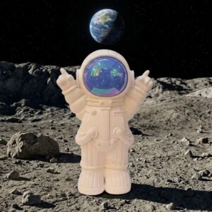 981 ( Modern Astronaut LED Figurine Lamp – Decorative Space-Themed Night Light )