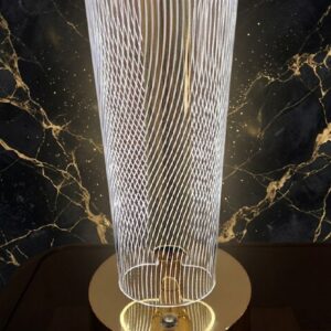 AR3288 ( Crystal Weave LED Cylinder Table Lamp ) PcsCtn.50