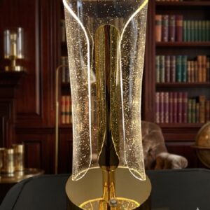 AR3290 ( Golden Crystal Glow LED Table Lamp ) PcsCtn.50