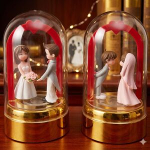 AR3334 ( Romantic Couple LED Dome Showpiece Set (Wedding Edition) ) CtnPcs.72