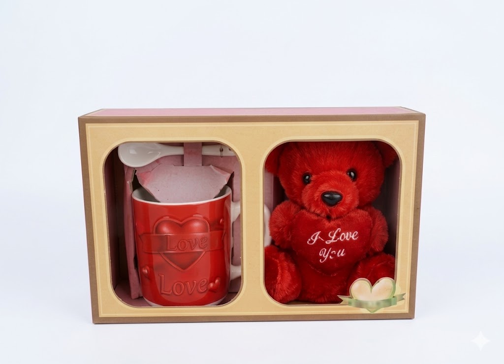 3236 (Romantic Love Mug & Teddy Gift Box Set) - Image 2