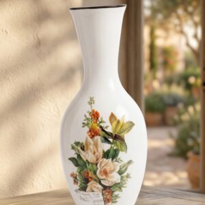 0038 (Elegant Blossom Ceramic Floral Vase)