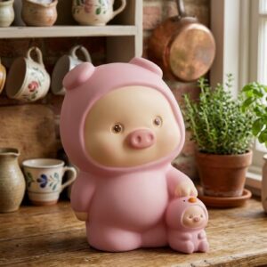 1016 ( Whimsical Pink Piggy "Costume Pals" Decorative Figurine )