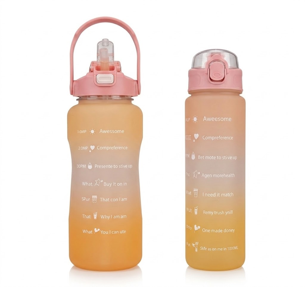1550 (Gradient Motivational Hydration Bottle Set) - Image 2