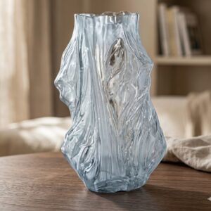 111-pot ( Modern Artistic Textured Glass Flower Vase )