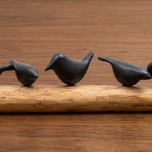 1126 ( Minimalist Wooden Birds Decorative Showpiece )