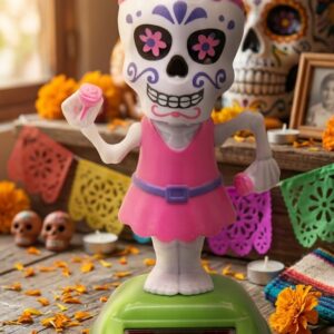 1136 ( Solar-Powered Dancing Calavera – Day of the Dead Edition )