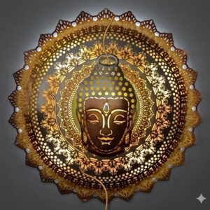 116NO ( Divine Buddha Mandala LED Wall Art )