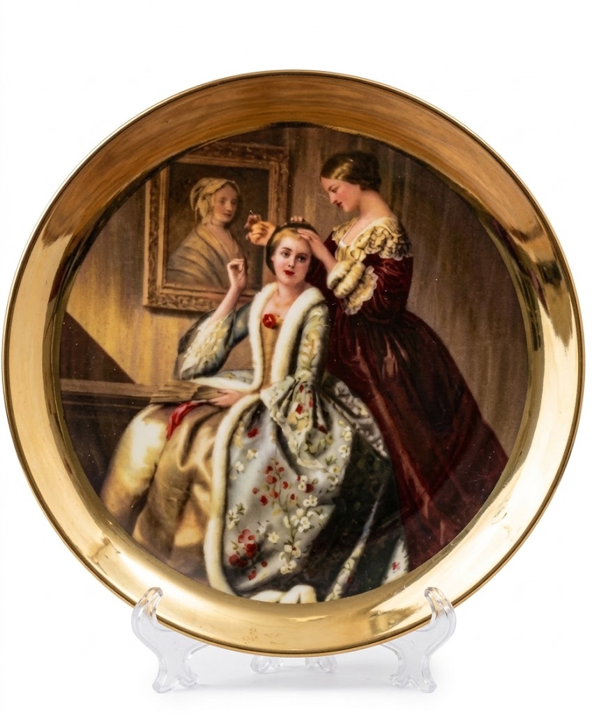 1241 (Royal Vintage Victorian Art Decorative Display Plate) - Image 2