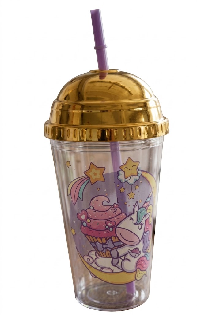 1271 (Golden Unicorn Fantasy Sipper Cup) - Image 2