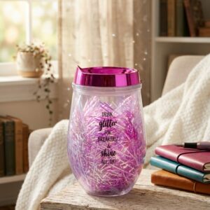 1282 (Glitter Glow Motivational Sipper Cup)