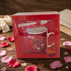1357 (Romantic Rose Love Gift Mug Set)