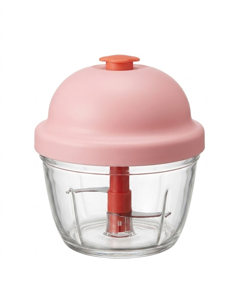 1441 (Premium Hand-Pull Glass Food Chopper) - Image 2
