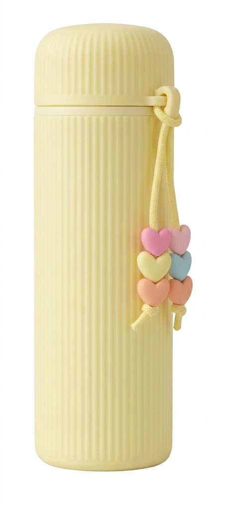 1531 (Pastel Charm Ribbed Thermal Bottle) - Image 2