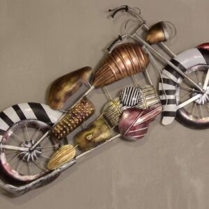 154 ( Vintage Cruiser Metal Motorcycle Wall Art )