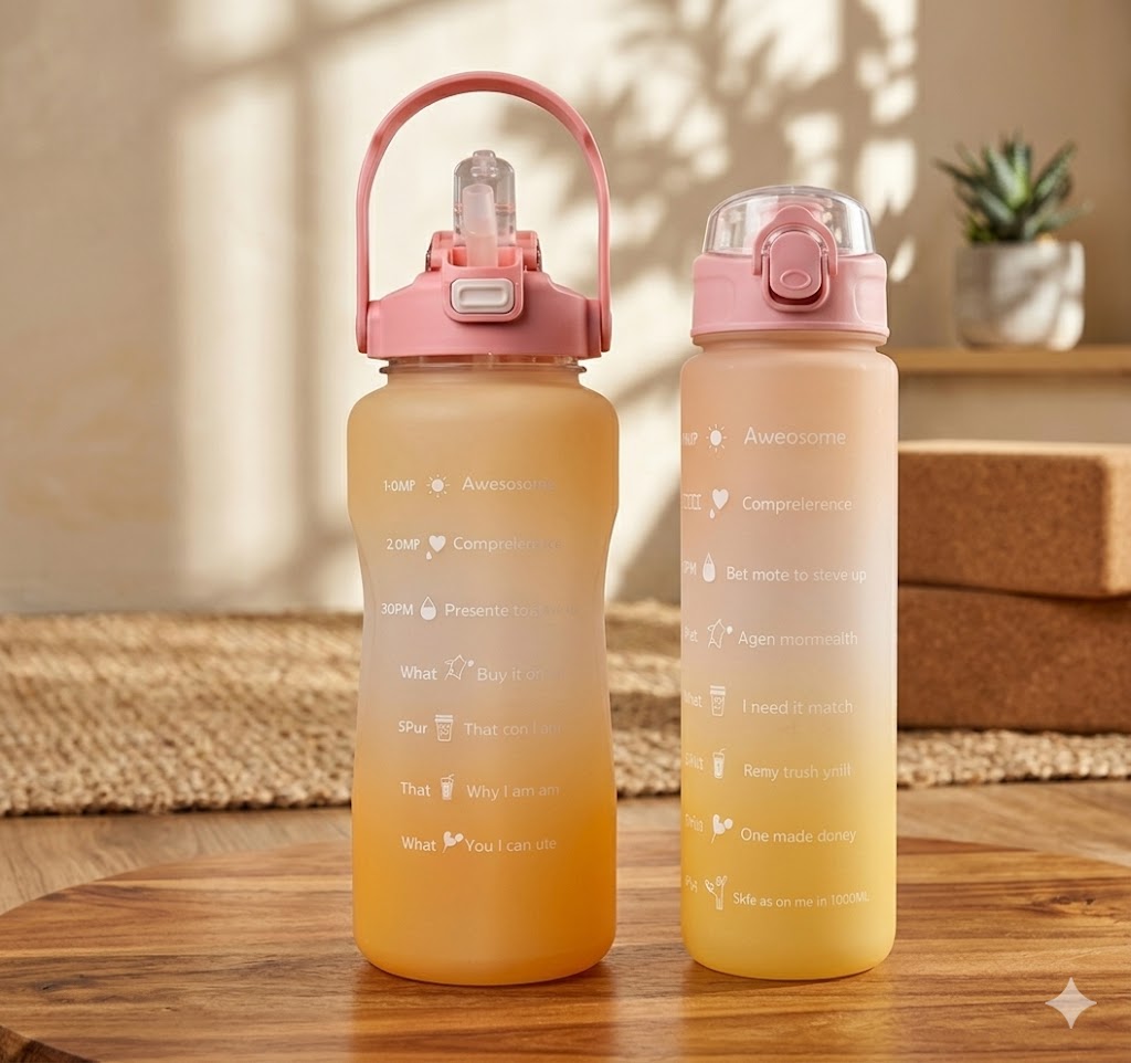 1550 (Gradient Motivational Hydration Bottle Set)