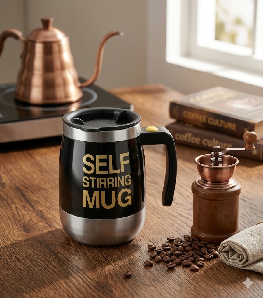 198 Automated Self-Stirring Coffee & Beverage Mug