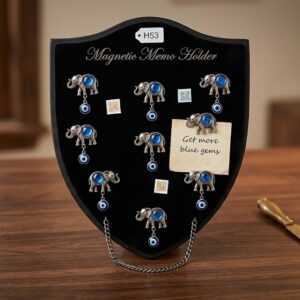 1188 (Elephant Charm Magnetic Memo Holder Set)