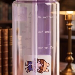 2618 (Kids Motivational Straw Water Bottle)