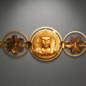2NO ( Golden Serenity Buddha Wall Art )