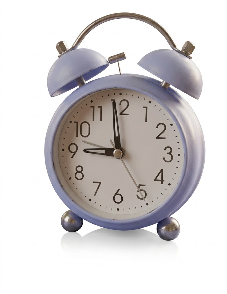 3042 (Lavender Classic Twin-Bell Alarm Clock) - Image 2