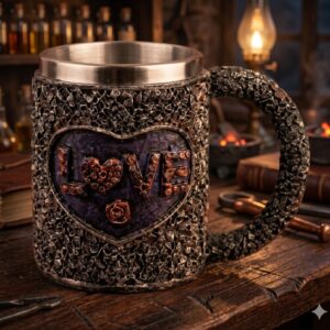 3118 (Rustic Love Forged Heart Metal Mug)