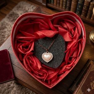 3188 (Romantic Heart Pearl Pendant Gift Box)