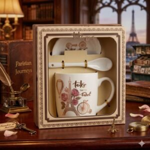 3362 (Parisian Elegance Travel Mug Gift Set)