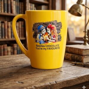 405 ( Besides Chocolate Vintage-Style Illustration Ceramic Mug )