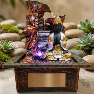 SG 42 NOF ( Peaceful Buddha LED Water Fountain for Home & Meditation Décor )