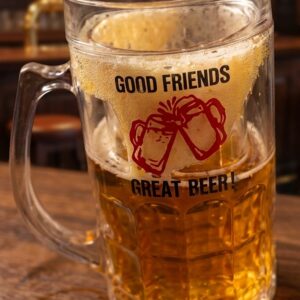 5009 (Good Friends Great Beer Classic Glass Beer Mug)